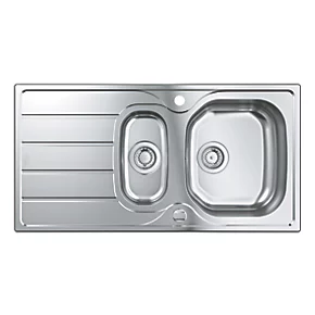 Grohe K200 1.5 Bowl Stainless Steel Sink 965 x 500mm 3 Grohe K200 1.5 Bowl Stainless Steel Sink 965 x 500mm