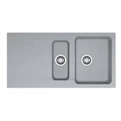 Franke Titan 1.5 Bowl Composite Kitchen Sink Urban Grey Reversible 500 x 200mm