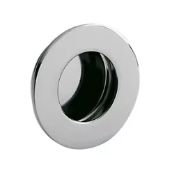 Eurospec Circular Flush Pull Handle 48mm Polished Stainless Steel