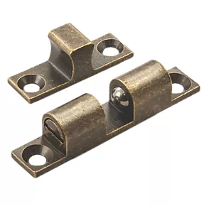 Carlisle Brass Double Ball Cabinet Catch Antique Brass 17 x 12mm 3 Carlisle Brass Double Ball Cabinet Catch Antique Brass 17 x 12mm