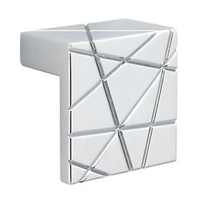 Siro Square Cabinet Knob Bright Chrome 32mm 3 Siro Square Cabinet Knob Bright Chrome 32mm