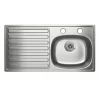 Carron Phoenix 1 Bowl Stainless Steel Kitchen Sink 940 x 485mm 1 Carron Phoenix 1 Bowl Stainless Steel Kitchen Sink 940 x 485mm -Cabinet Hardware shop 69853 P