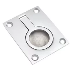 Carlisle Brass Flush Ring Pull 63mm Satin Chrome