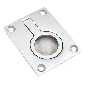 Carlisle Brass Flush Ring Pull 63mm Satin Chrome 3 Carlisle Brass Flush Ring Pull 63mm Satin Chrome