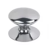 Traditional Victorian Cabinet Door Knobs Polished Chrome 25mm 5 Pack