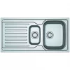 Franke Antea 1.5 Bowl Stainless Steel Reversible Inset Sink & Drainer 1000 x 500mm