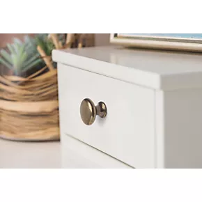 Decorative Round Cabinet Knobs Antique Brass 30mm 2 Pack 4 Decorative Round Cabinet Knobs Antique Brass 30mm 2 Pack - Image 2