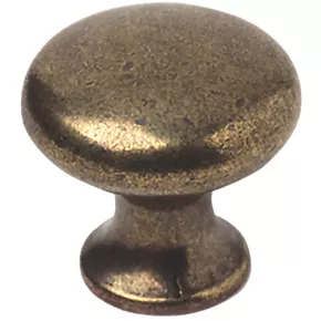 Decorative Round Cabinet Knobs Antique Brass 30mm 2 Pack 3 Decorative Round Cabinet Knobs Antique Brass 30mm 2 Pack