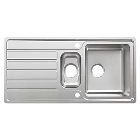 Apollonia 1.5 Bowl Stainless Steel Reversible Sink & Drainer 1004 x 500mm 3 Apollonia 1.5 Bowl Stainless Steel Reversible Sink & Drainer 1004 x 500mm