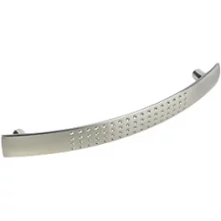 Smith & Locke Dimple Pull Handles Brushed Nickel 128mm 2 Pack