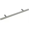 Smith & Locke T Bar Pull Handle Brushed Nickel 128mm