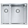 Franke Bari 1.5 Bowl Stainless Steel Kitchen Sink 560 x 200mm -Cabinet Hardware shop 909RF P