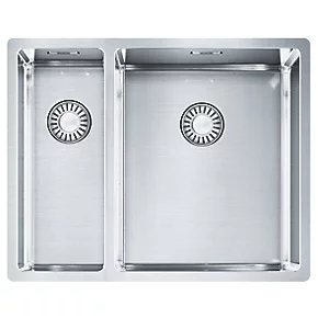 Franke Bari 1.5 Bowl Stainless Steel Kitchen Sink 560 x 200mm 3 Franke Bari 1.5 Bowl Stainless Steel Kitchen Sink 560 x 200mm