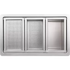 Abode Studio 1 Bowl Stainless Steel Undermount & Inset Kitchen Sink 500 x 300mm -Cabinet Hardware shop 939RK A2