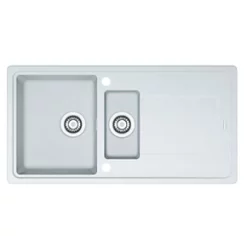 Franke Titan 1.5 Bowl Tectonite Sink White Reversible 970 x 500mm