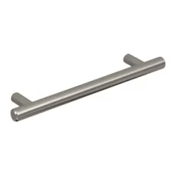 Hafele Barkston Bar Handle Brushed Nickel 256mm