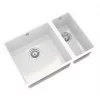 ETAL Comite 1.5 Bowl Granite Composite Kitchen Sink Gloss White Left-Hand 670 x 440mm -Cabinet Hardware shop 999RG P